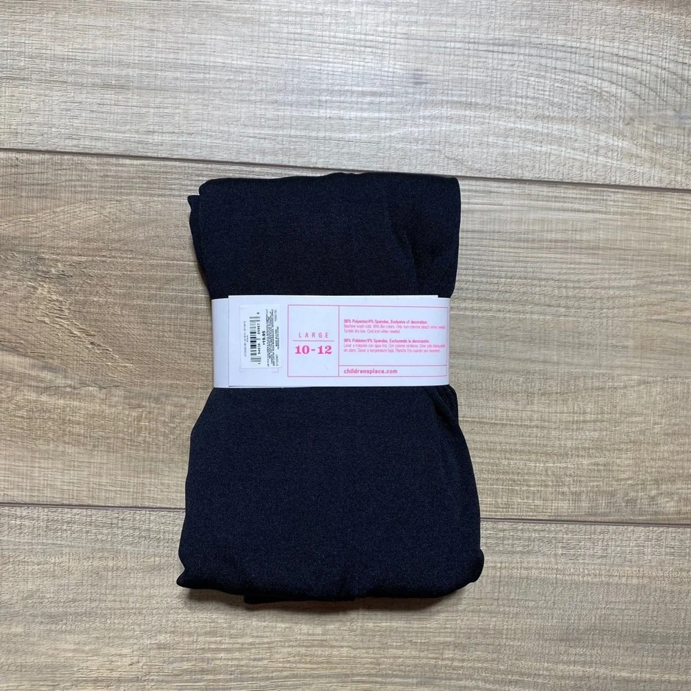 The Children's Place Girls' Lace-Up Soft Fleece Lined Leggings‎ Size Large 10/12